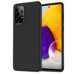 Textured Silicone TPU case For Samsung Galaxy A73 - Black