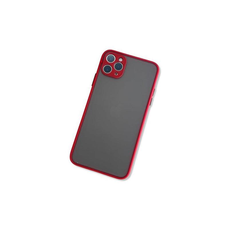Translucent Frosted Case for iPhone 11 Pro Max - Red