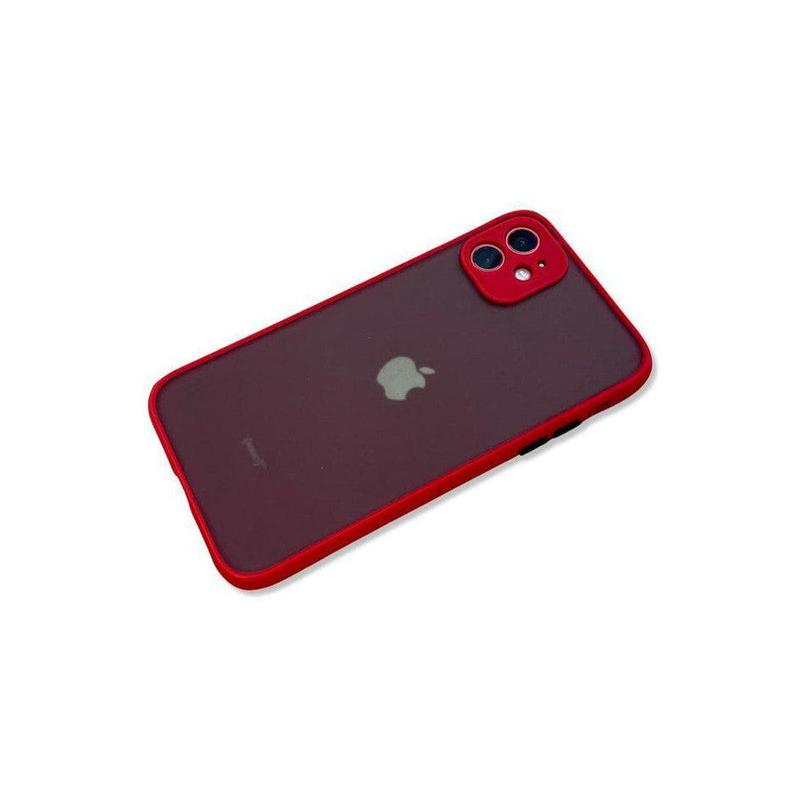 Translucent Frosted Case for iPhone 11 - Red