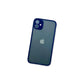 Translucent Frosted Case for iPhone 14 - Blue