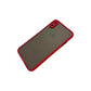 Translucent Frosted Case for iPhone XS Max- Red