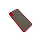 Translucent Frosted Case for iPhone XS Max- Red