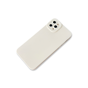White Silicon Back Cover Case for iPhone 11 Pro Max