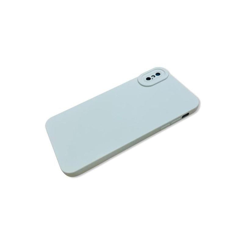 White Silicon Back Cover Case for iPhone XS MAX