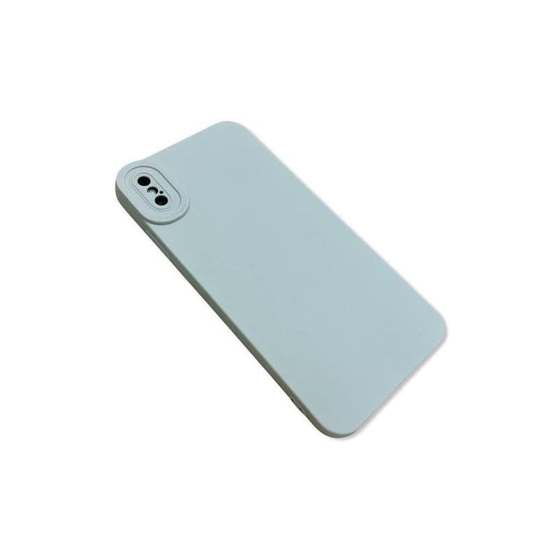 White Silicon Back Cover Case for iPhone XS MAX