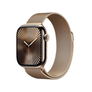 Apple Watch Series 10 46mm Titanium GPS + Cellular Gold with Milanese Loop M/L - Brand New