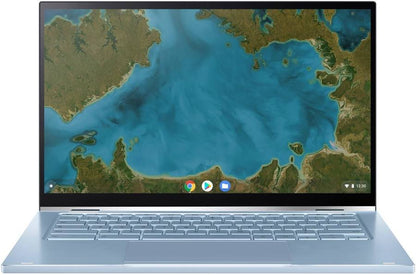 ASUS Chromebook Flip C433 14-inch Intel Core m3-8100Y 4GB 64GB 2-in-1 Touch Silver - Excellent Pre-owned